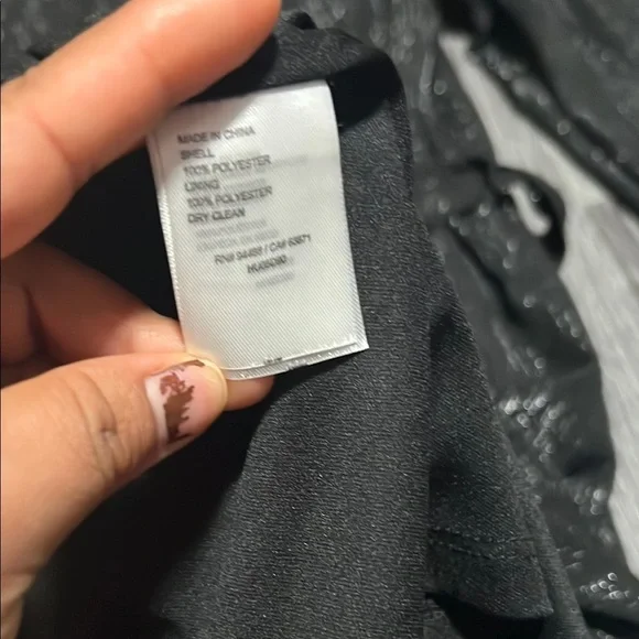 Laundry By Shelli Segal Black Cocktail Mini Dress with V-Neck Bishop Sleeves - Picture 10 of 10